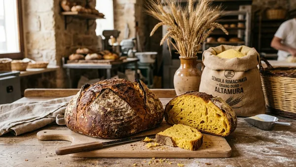 Pane Pugliese: 100% Semola di Grano Duro Rimacinata
